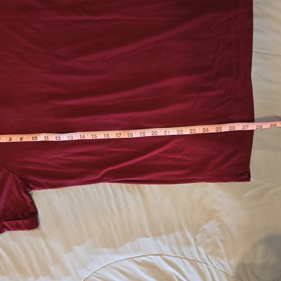 Michele Mae Tee, Size Large, Maroon - Picture 5 of 5